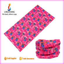 LINGSHANG bandeaux en polyester écharpe bandana headwear tube bandana